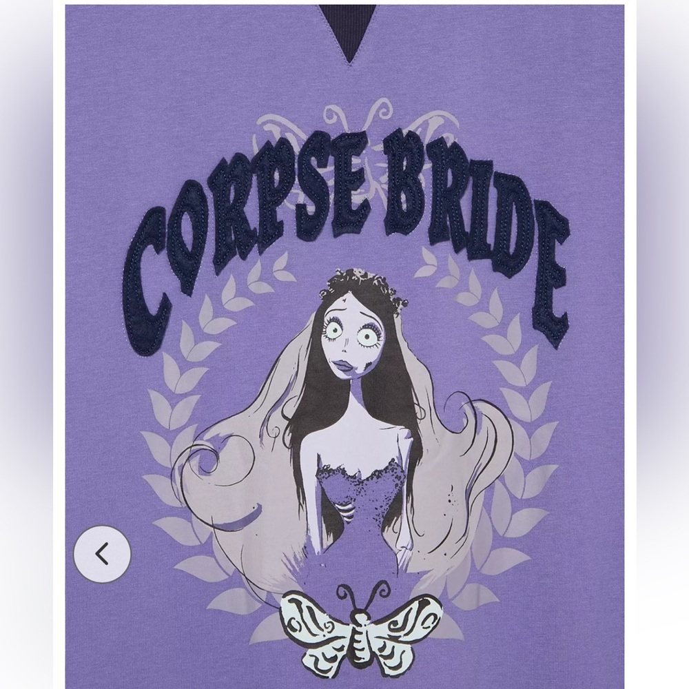 Corpse Bride Box Lunch Emily Womens Tshirt Size XS New With Tags NWT - Picture 2 of 5